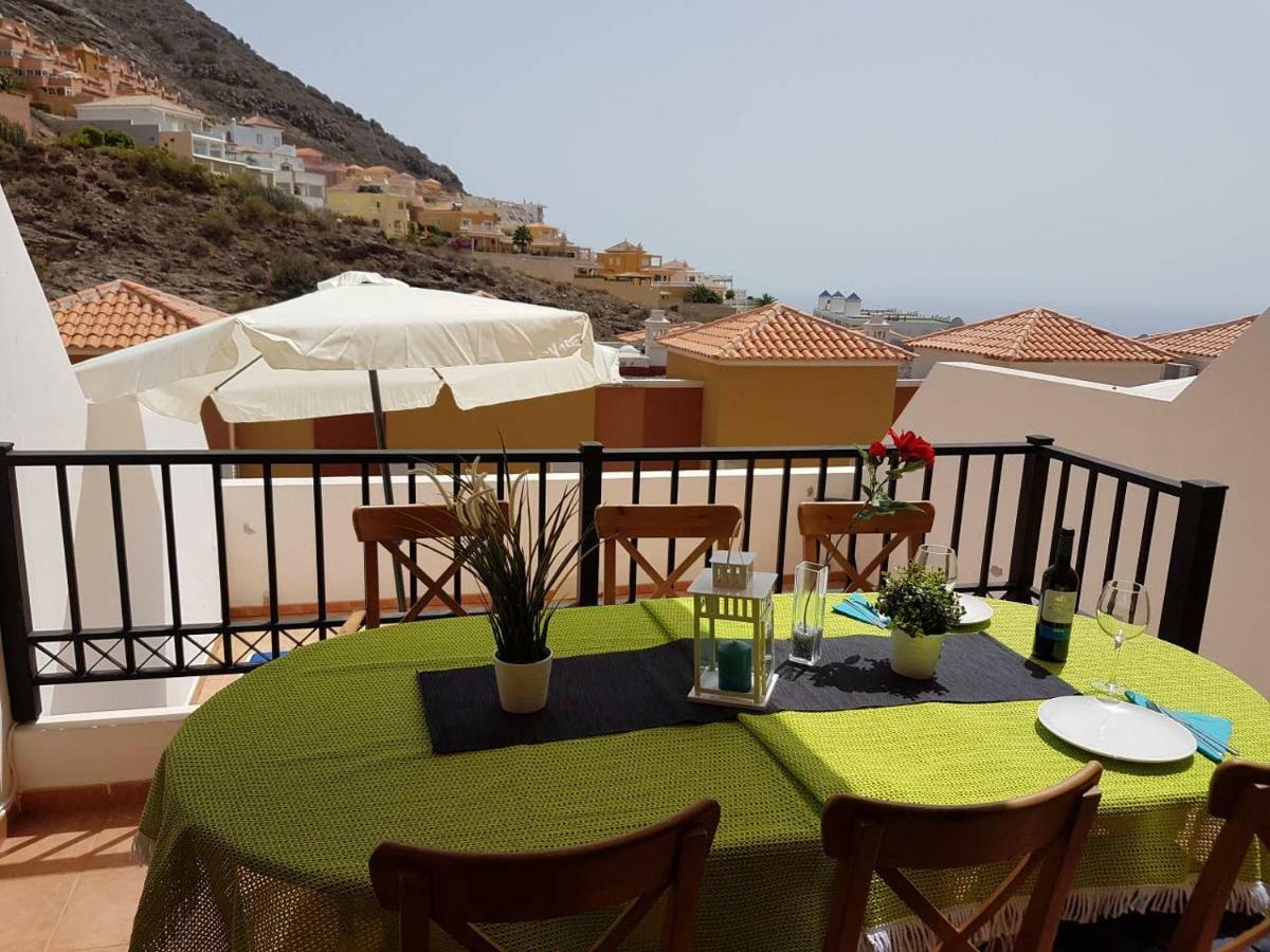 Villa Roque Del Conde With Fantastic Sea View, Terrace, Pool, Wifi, Sat-Tv, Garage Адехе Екстериор снимка