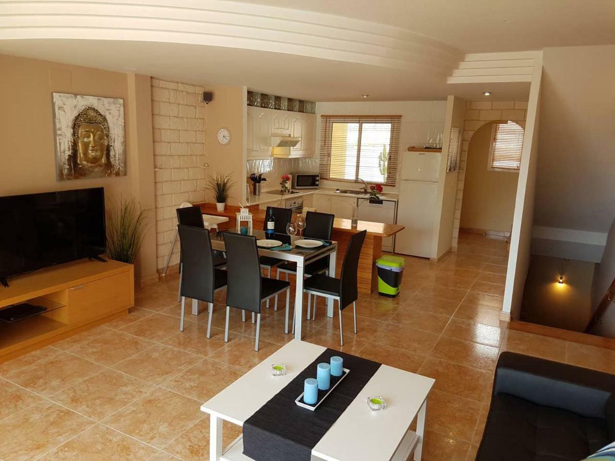 Villa Roque Del Conde With Fantastic Sea View, Terrace, Pool, Wifi, Sat-Tv, Garage Адехе Екстериор снимка