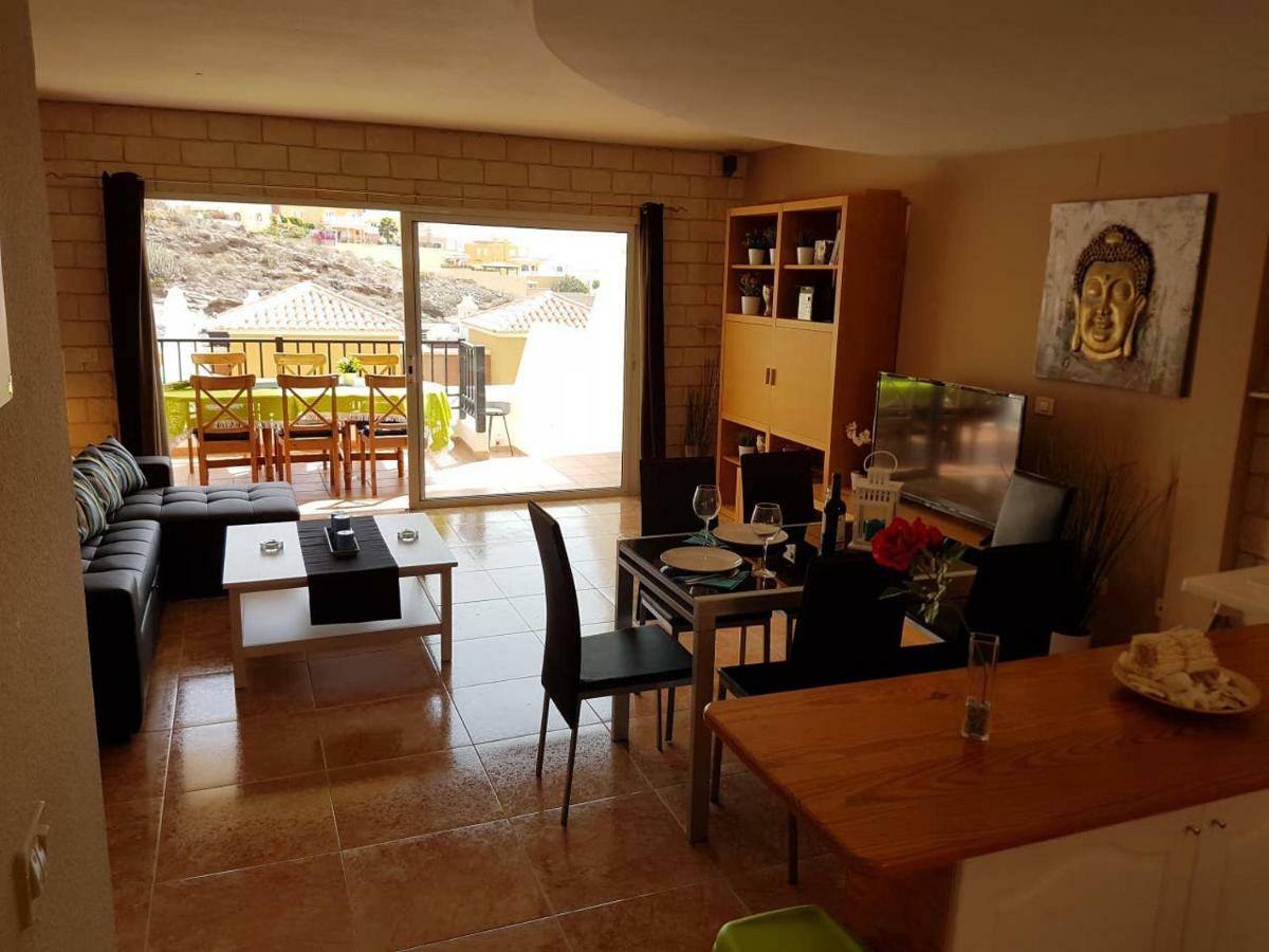 Villa Roque Del Conde With Fantastic Sea View, Terrace, Pool, Wifi, Sat-Tv, Garage Адехе Екстериор снимка
