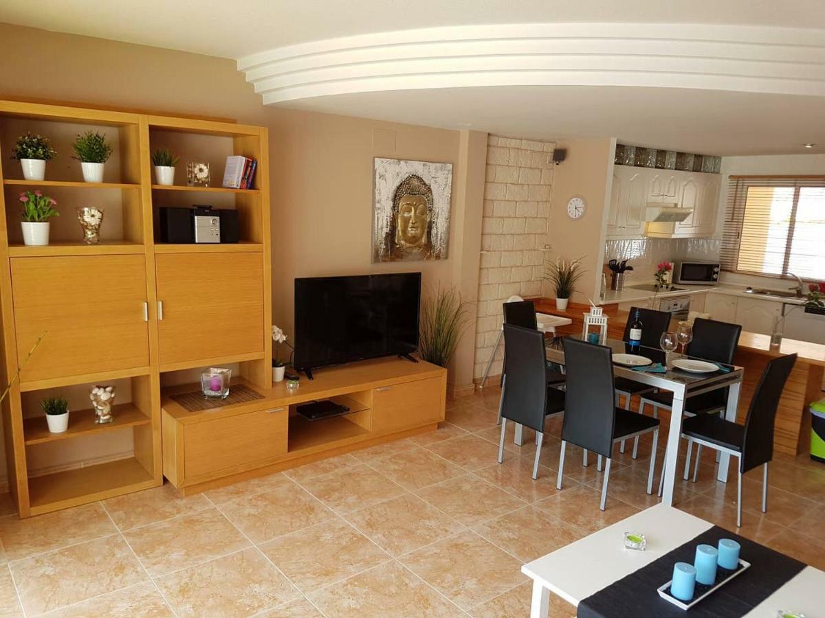 Villa Roque Del Conde With Fantastic Sea View, Terrace, Pool, Wifi, Sat-Tv, Garage Адехе Екстериор снимка