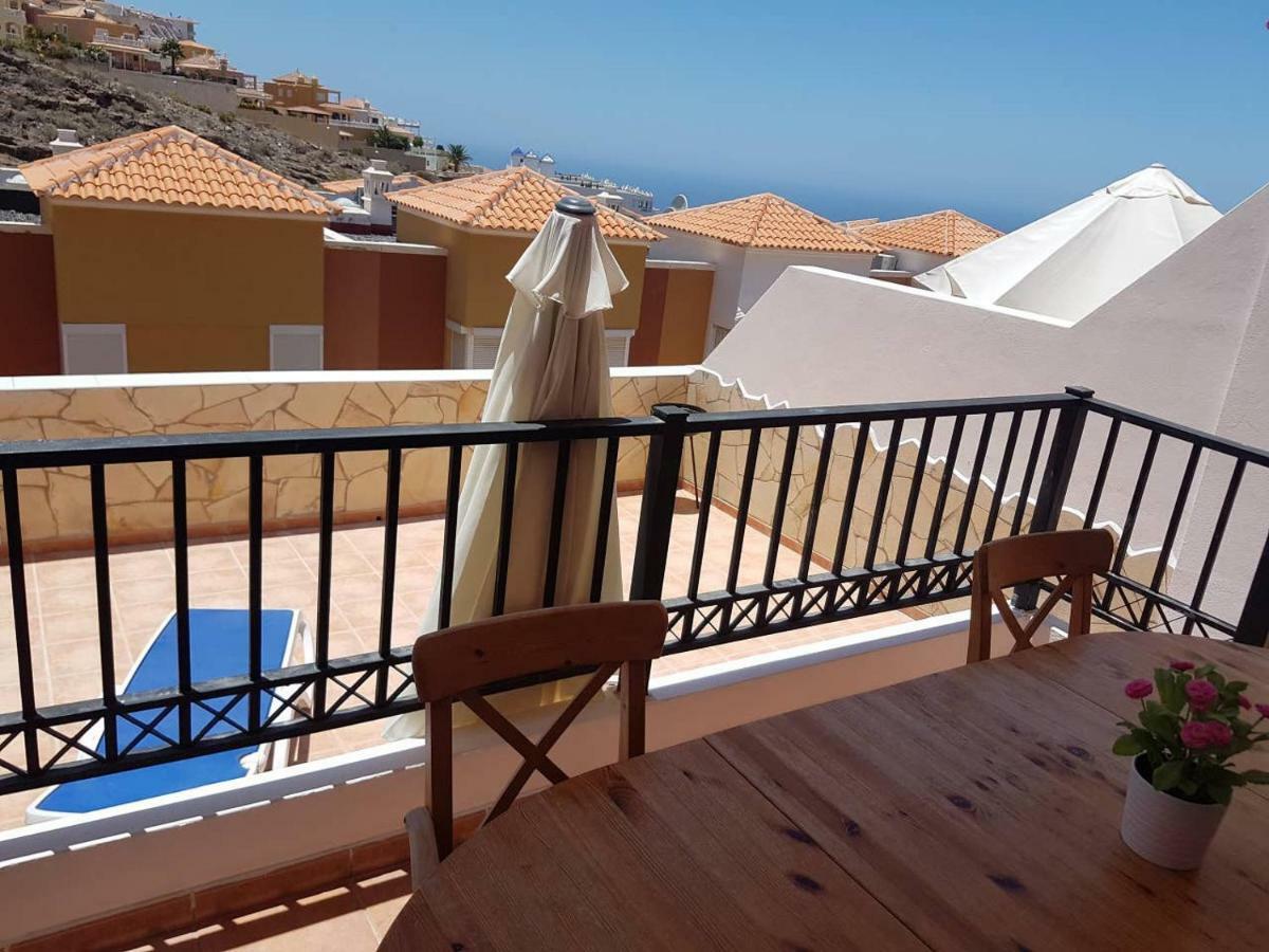 Villa Roque Del Conde With Fantastic Sea View, Terrace, Pool, Wifi, Sat-Tv, Garage Адехе Екстериор снимка